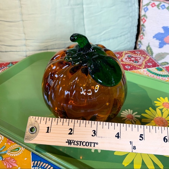 Art Glass Pumpkin - Picture 6 of 9